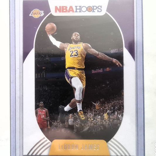 LeBron James 2020-21 Panini NBA Hoops #146 NBA Basketball LA Lakers Excellent/mint sleeved