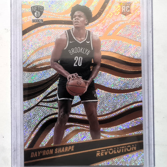 Day'Ron Sharpe 2021-22 Panini Revolution Rookie RC #122 NBA Basketball Brooklyn Nets Excellent/mint sleeved