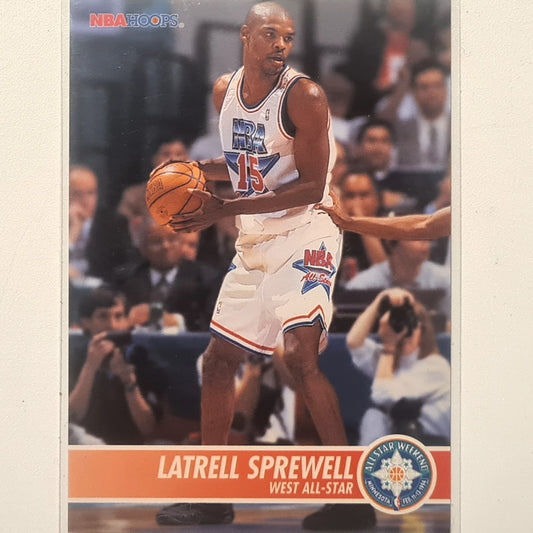 Latrell Sprewell 1994 Skybox NBA Hoops #249 NBA Basketball Golden state Warriors Excellent sleeved