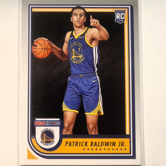 Patrick Baldwin Jr 2022-23 Panini NBA Hoops Rookie RC #257 NBA Basketball Golden State Warriors Excellent/mint sleeved