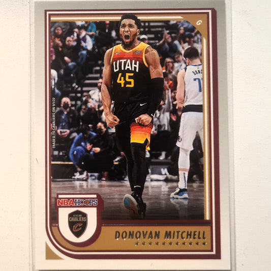 Donovan Mitchell 2022-23 Panini NBA Hoops #215 NBA Basketball Cleveland Cavaliers Excellent/mint Sleeved