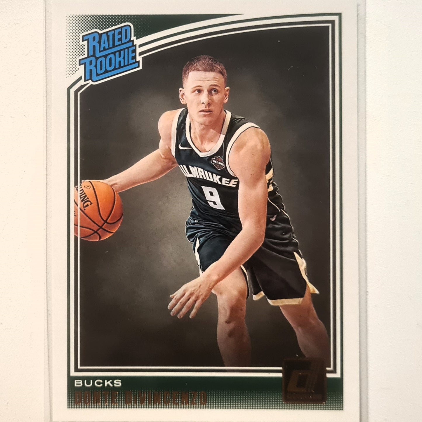 Donte DiVincenzo 2018-19 Panini Donruss rated rookie RC #164 NBA Basketball Milwaukee Bucks Excellent Sleeved