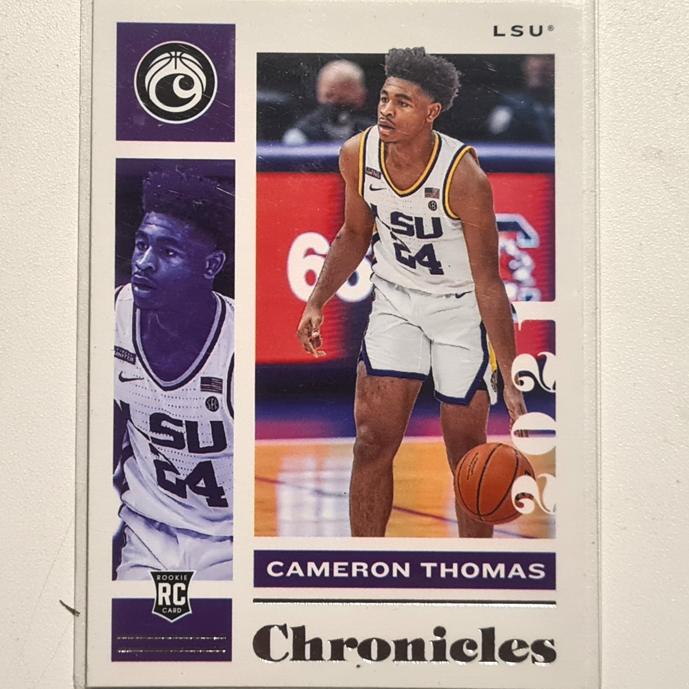 Cameron Thomas 2021 Panini Chronicles  draft picks Rookie RC #15 NBA Basketball LSU/Brooklyn Nets excellent Sleeved