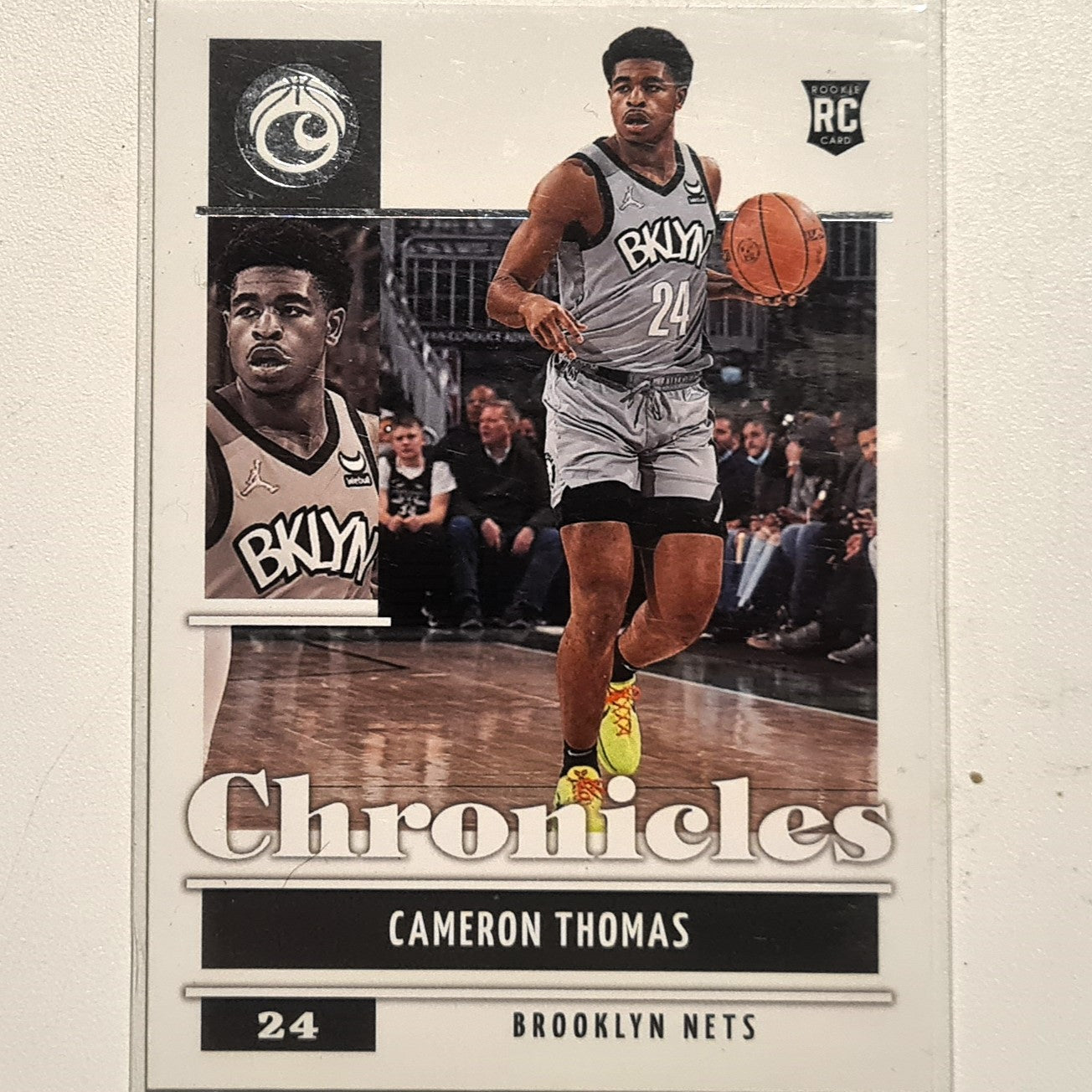 Cameron Thomas 2021-22 Panini Chronicles Rookie RC #38 NBA Basketball Brooklyn Nets excellent Sleeved