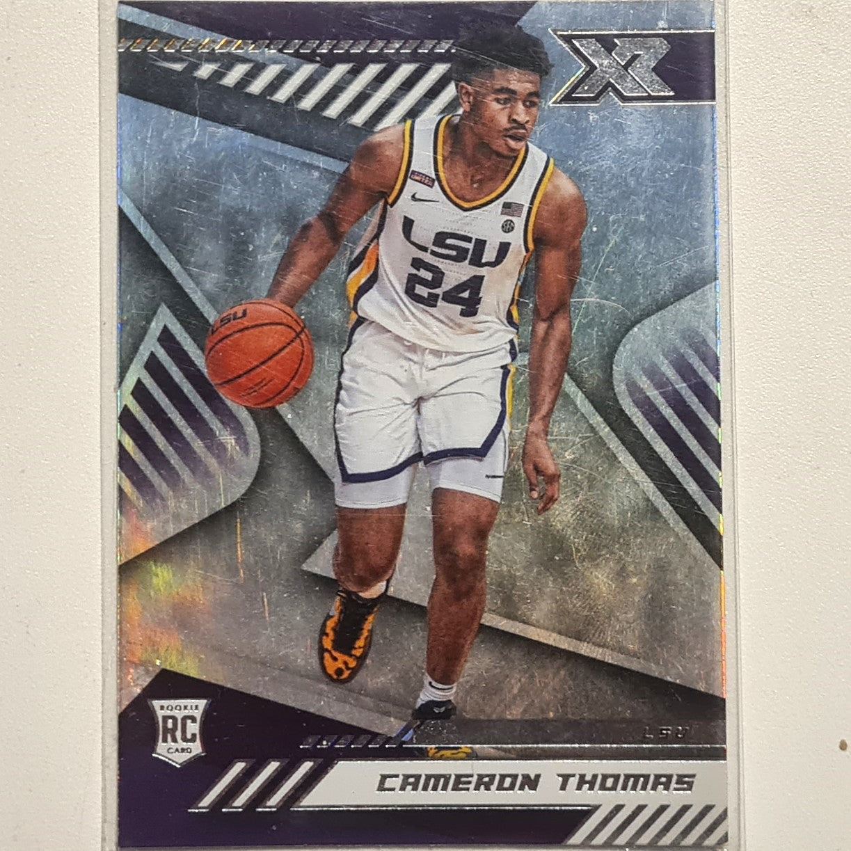 Cameron Thomas 2021 Panini Chronicles XR Draft picks Rookie RC #175 NBA Basketball LSU/Brooklyn Nets excellent Sleeved