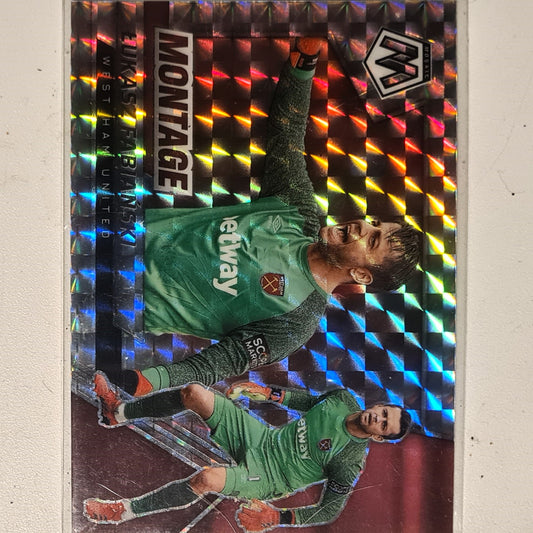 Tukasz Fabianski 2021-22 Panini Mosaic premier league prizm #9 Soccer Football West Ham United Excellent/mint Sleeved