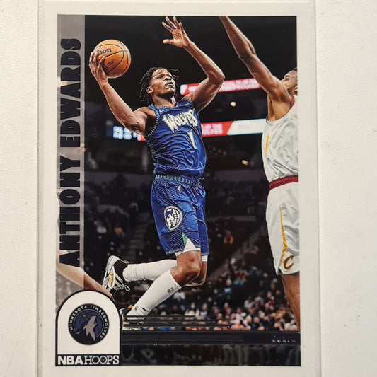 Anthony Edwards 2022-23 Panini NBA Hoops #292 NBA Basketball Minnesota Timberwolves excellent/mint Sleeved