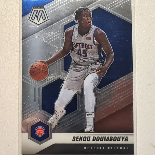 Sekou Doumbouya 2020-21 Panini Mosaic #89 NBA Basketball Detroit pistons excellent/mint Sleeved