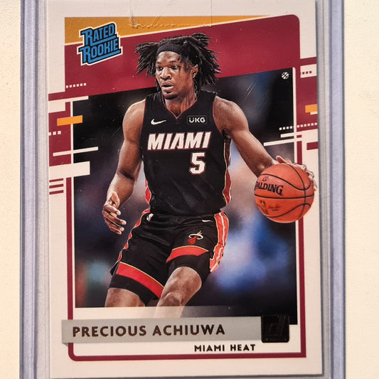 Precious Achiuwa 2020-21 Panini Donruss Rated RC #235 NBA Basketball Miami Heat excellent/mint Sleeved