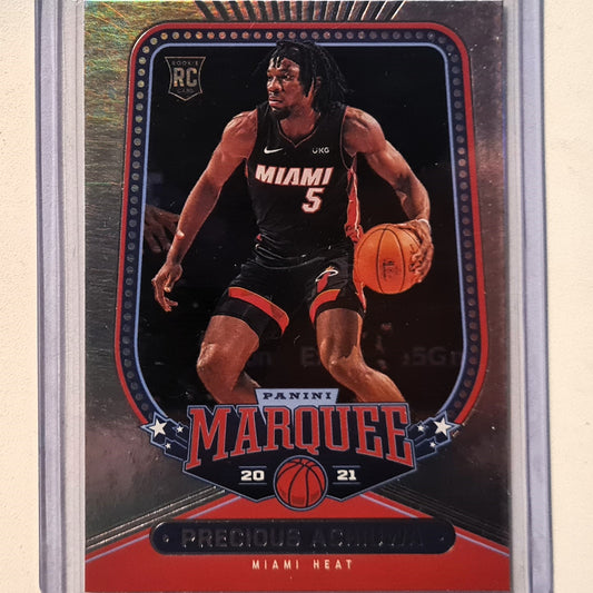 Precious Achiuwa 2020-21 Panini Chronicles Marquee Rookie RC #269 NBA Basketball Miami Heat excellent/mint Sleeved