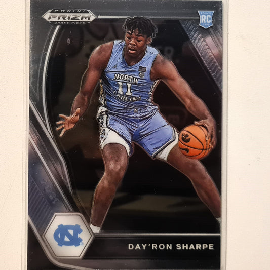 Day'Ron Sharpe 2021 Panini Prizm draft picks Rookie RC #25  NBA Basketball North Carolina excellent/mint Sleeved