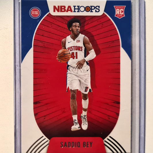 Saddiq Bey 2020-21 Panini NBA Hoops Rookie RC SS-13 NBA Basketball Detroit Pistons excellent/mint Sleeved