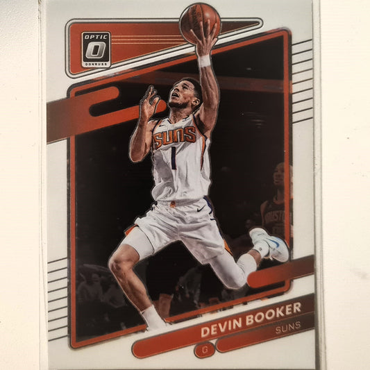 Devin Booker 2021-22 Panini Donruss Optic #142 NBA Basketball Phoenix Suns excellent/mint Sleeved