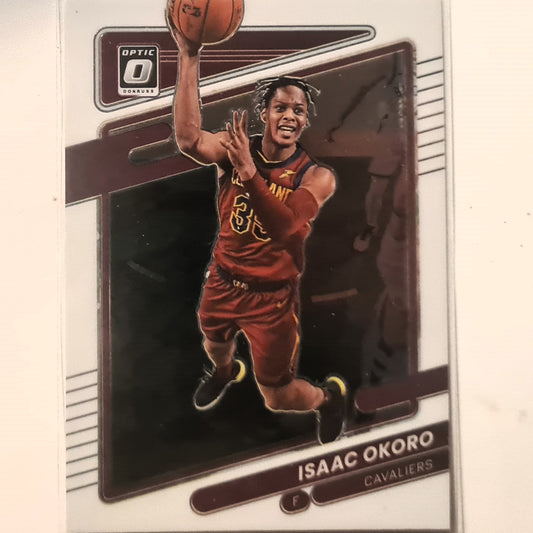 Isaac Okoro 2021-22 Panini Donruss Optic #99 NBA Basketball Cleveland Cavaliers excellent/mint Sleeved