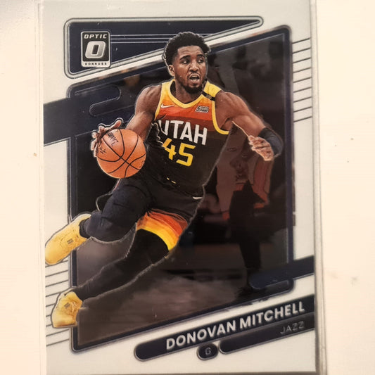 Donovan Mitchell 2021-22 Panini Donruss Optic #45 NBA Basketball Utah Jazz excellent/mint Sleeved