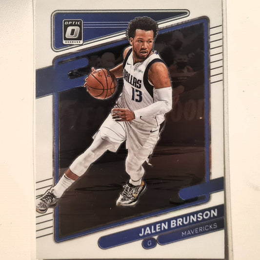 Jalen Brunson 2021-22 Panini Donruss Optic #97 NBA Basketball Dallas Mavericks excellent/mint Sleeved