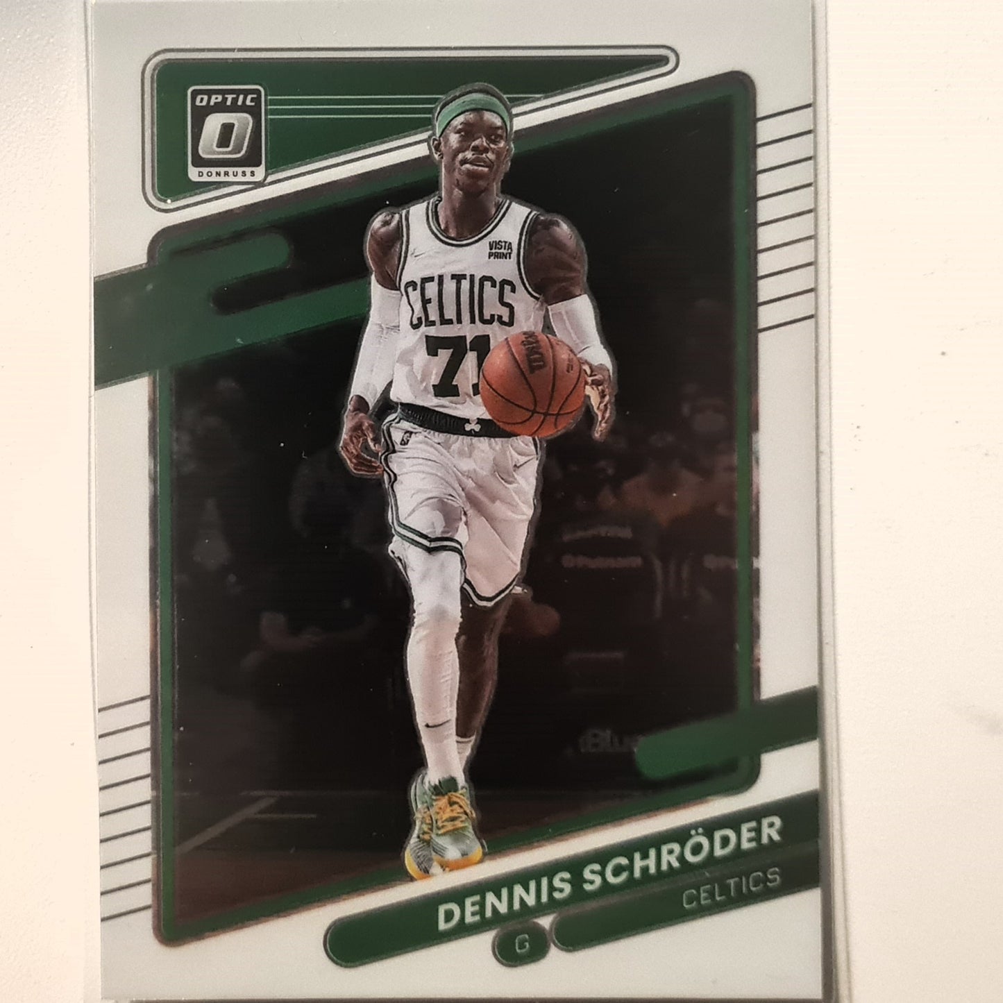 Dennis Schroder 2021-22 Panini Donruss Optic #108 NBA Basketball Boston Celtics excellent/mint Sleeved