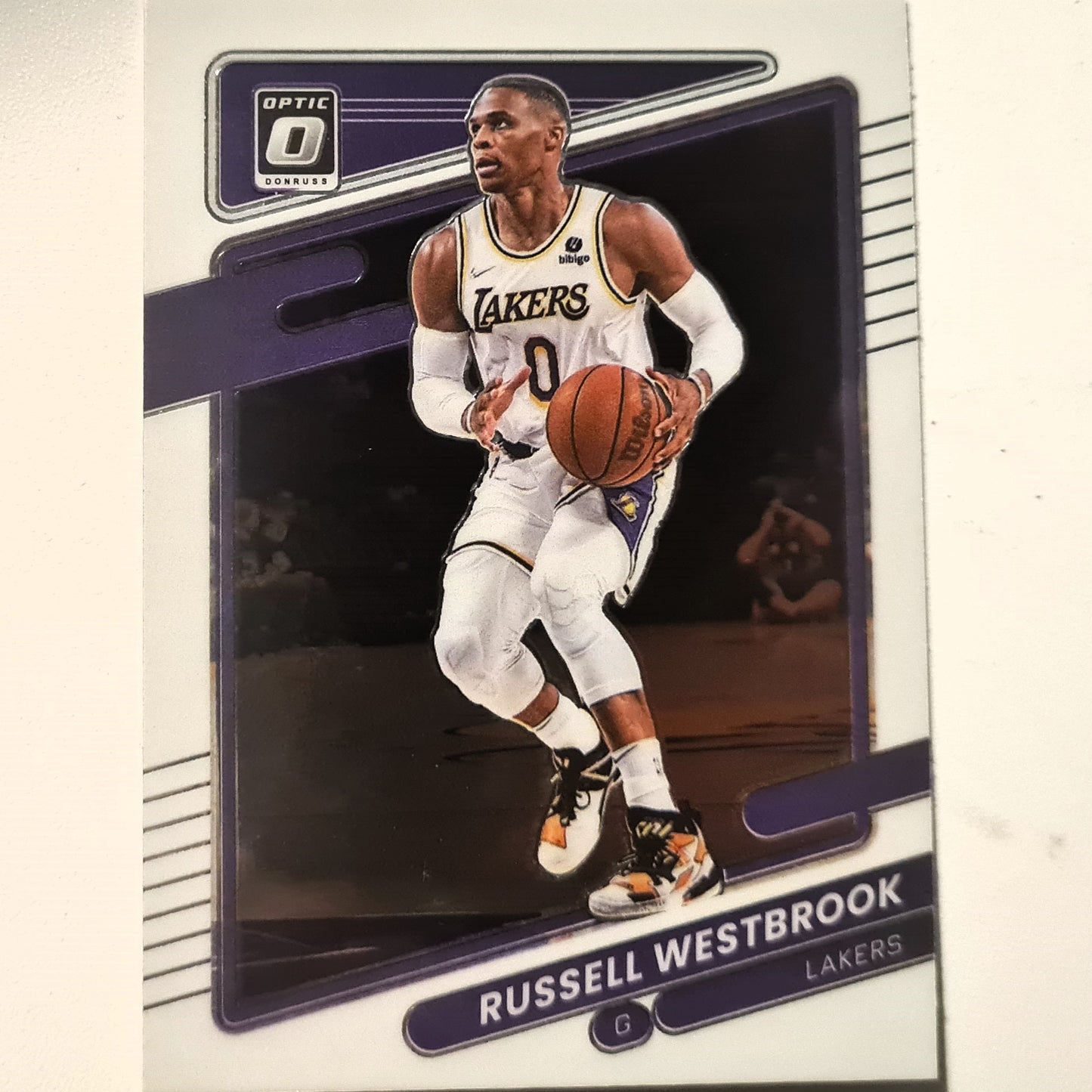 Russell Westbrook 2021-22 Panini Donruss Optic #76 NBA Basketball LA Lakers excellent/mint Sleeved