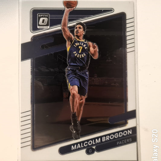Malcolm Brogdon 2021-22 Panini Donruss Optic #23 NBA Basketball Indiana Pacers excellent/mint Sleeved