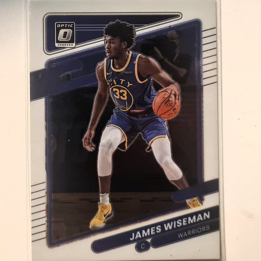 James Wiseman 2021-22 Panini Donruss Optic #135 NBA Basketball Golden State Warriors excellent/mint Sleeved