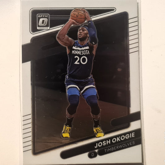 Josh Okogie 2021-22 Panini Donruss Optic #112 NBA Basketball Minnesota Timberwolves excellent/mint Sleeved
