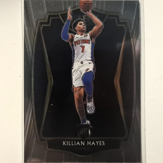 Killian Hayes 2020-21 Panini Select premier level Rookie RC #181 NBA Basketball Detroit Pistons Excellent/Mint Sleeved
