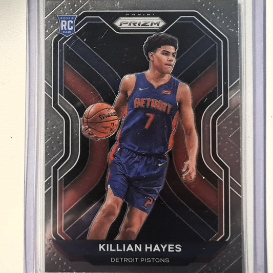 Killian Hayes 2020-21 Panini Prizm Rookie RC #270 NBA Basketball Detroit Pistons Excellent/Mint Sleeved
