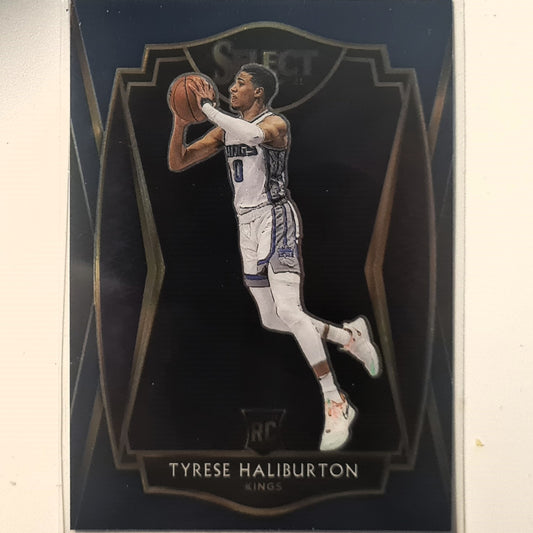 Tyrese Haliburton 2021 Panini Select premier level Rookie RC #189 NBA Basketball Sacramento kings excellent/mint Sleeved