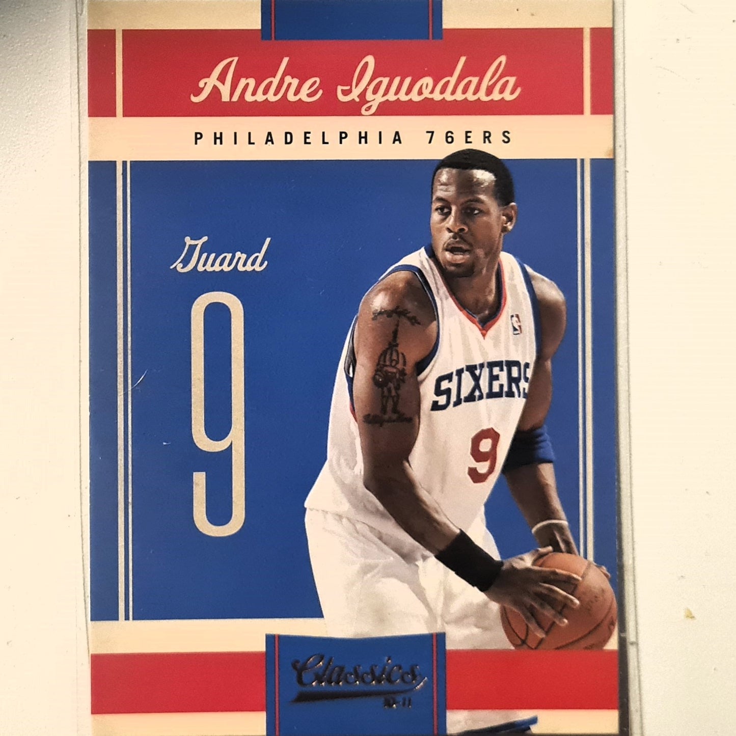 Andre Iguodala 2011 Panini Classics 10-11 #64 NBA Basketball Philadelphia 76ers excellent Sleeved