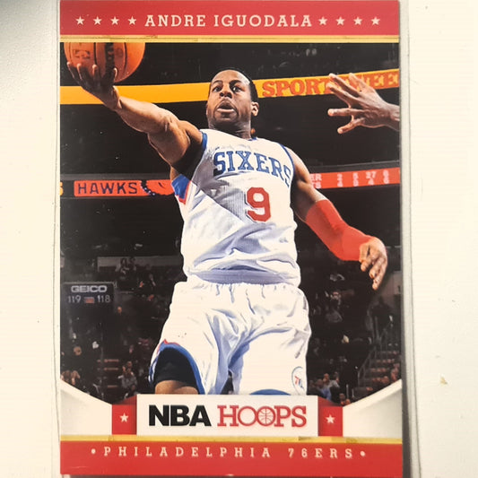 Andre Iguodala 2012 Panini NBA Hoops #22 NBA Basketball Philadelphia 76ers excellent Sleeved