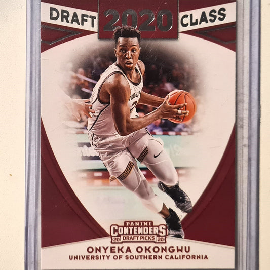 Onyeka Okongwu 2020-21 Panini Contenders draft picks Rookie RC #5 NBA Basketball Atlanta Hawks/USC Excellent/Mint Sleeved