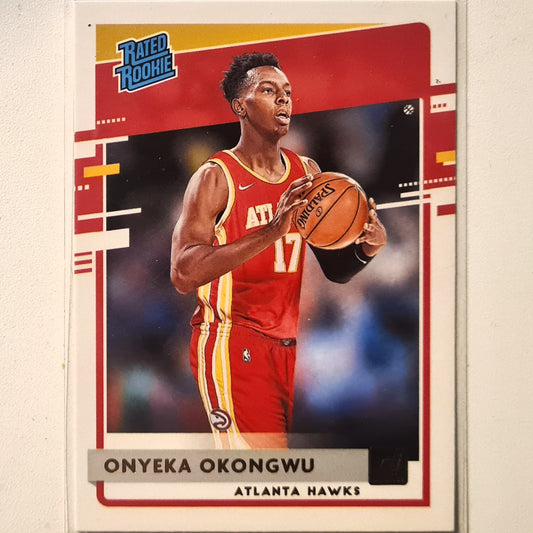 Onyeka Okongwu 2020-21 Panini Donruss Rated Rookie RC #228 NBA Basketball Atlanta Hawks Excellent/Mint Sleeved