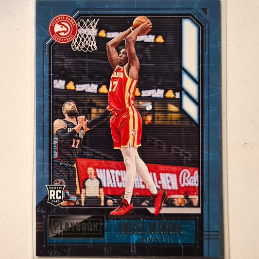 Onyeka Okongwu 2020-21 Panini Chronicles playbook Rookie RC #171 NBA Basketball Atlanta Hawks Excellent/Mint Sleeved