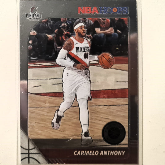 Carmelo Anthony 2019-20 Panini NBA Hoops Premium stock #105 NBA Basketball Portland Trail Blazers excellent/mint sleeved