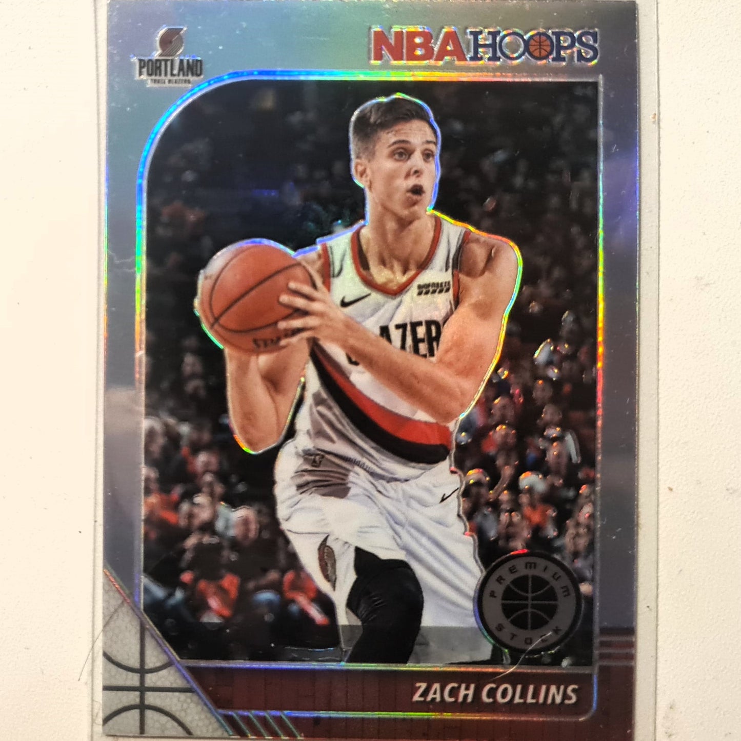 Zach Collins 2019-20 Panini NBA Hoops Premium stock prizm refractor #159 NBA Basketball Portland Trail Blazers excellent/mint sleeved