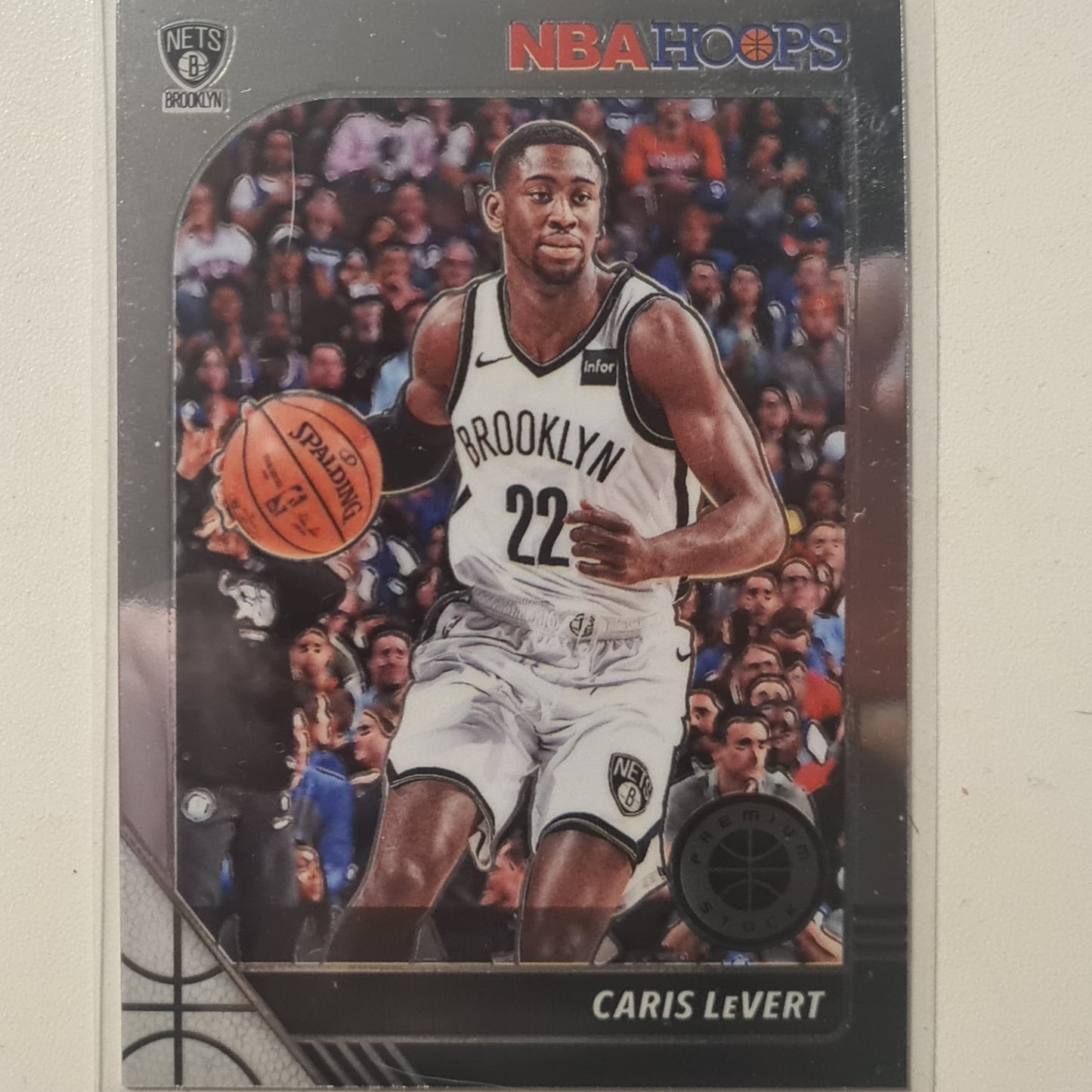 Caris LeVert 2019-20 Panini NBA Hoops Premium stock #15 NBA Basketball Brooklyn Nets excellent/mint sleeved