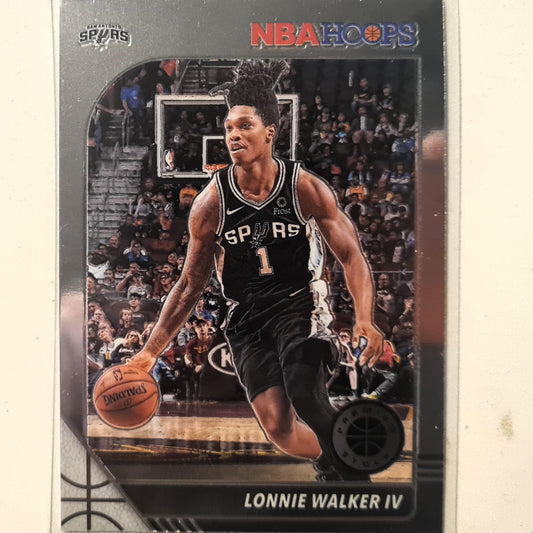Lonnie Walker IV 2019-20 Panini NBA Hoops Premium stock Basketball #175 NBA Basketball San Antonio Spurs excellent/mint sleeved
