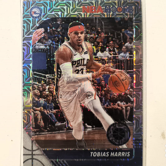 Tobias Harris 2019-20 Panini NBA Hoops Premium stock Basketball prizm holo #147 NBA Basketball Philadelphia 76ers excellent/mint sleeved