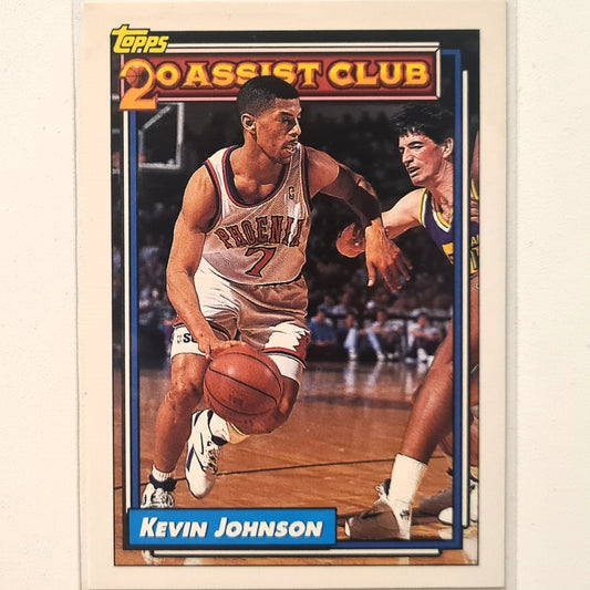 Kevin Johnson 1993 Topps 20 Assist club #222 NBA Basketball Phoenix Suns Excellent Sleeved