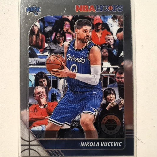 Nikola Vucevic 2019-20 Panini NBA Hoops premium stock #142 NBA Basketball Orlando Magic Excellent Sleeved
