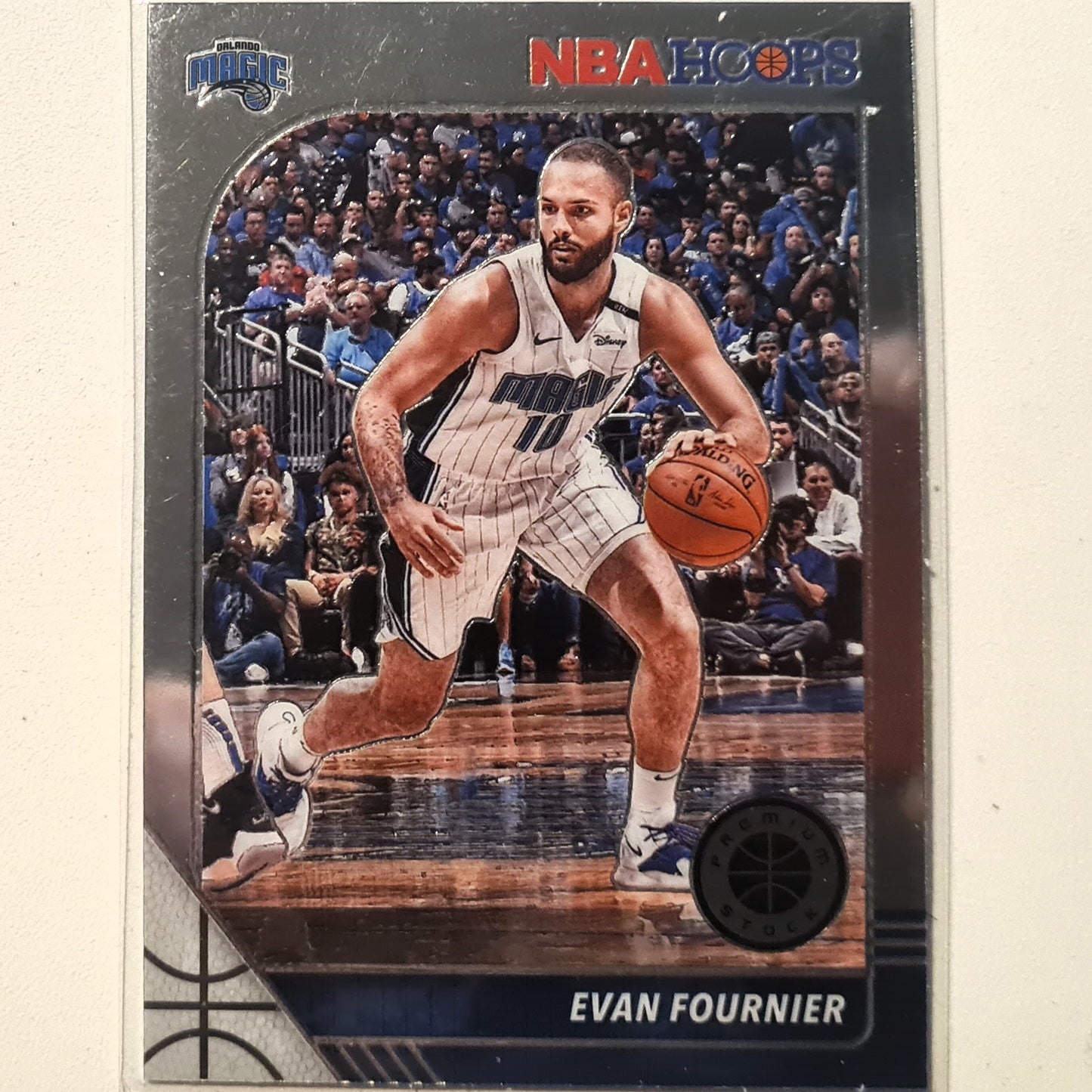 Evan Fournier 2019-20 Panini NBA Hoops premium stock #139 NBA Basketball Orlando Magic Excellent Sleeved