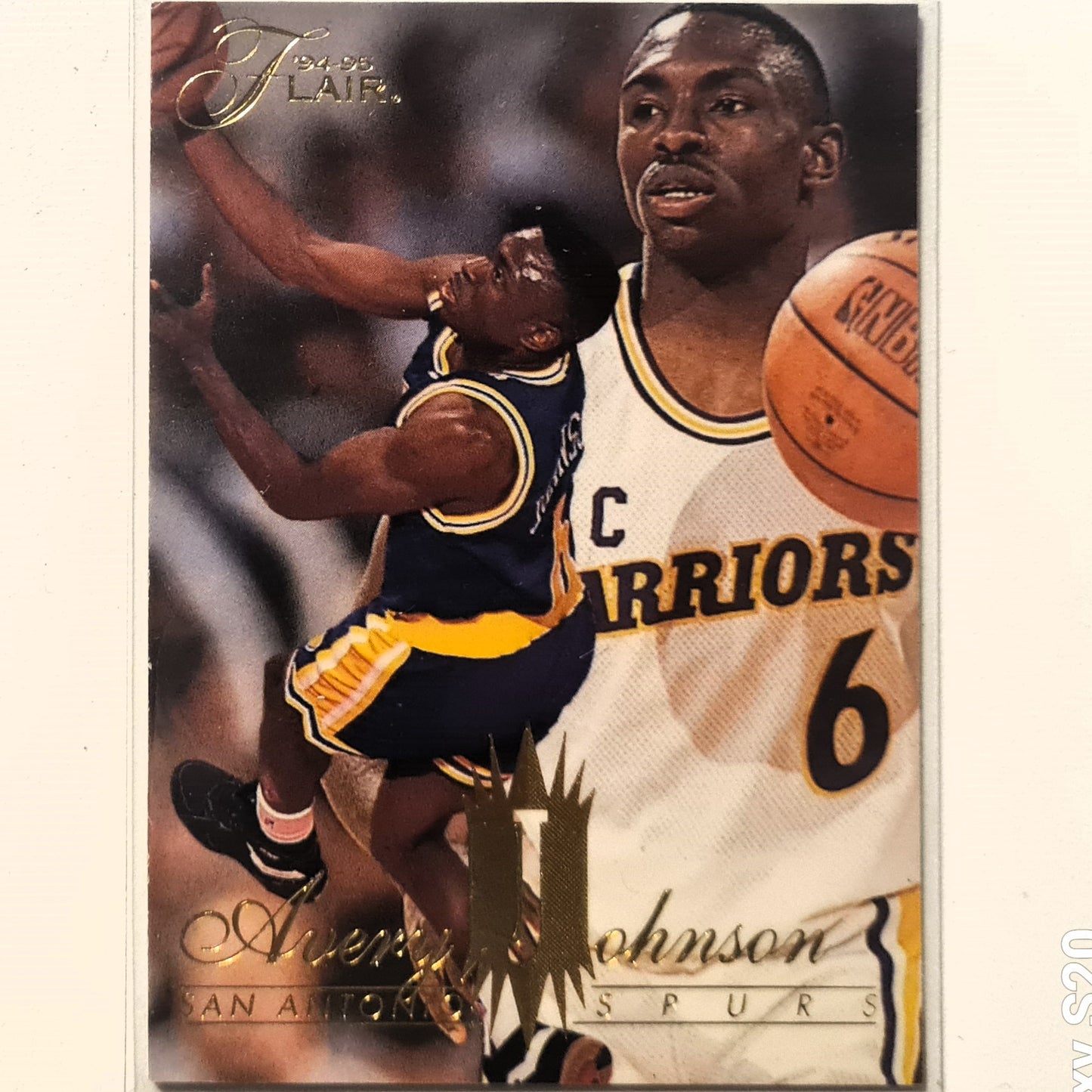 Avery Johnson 1994 Fleer Flair 94-95 #135 NBA Basketball Golden State Warriors Superb Sleeved