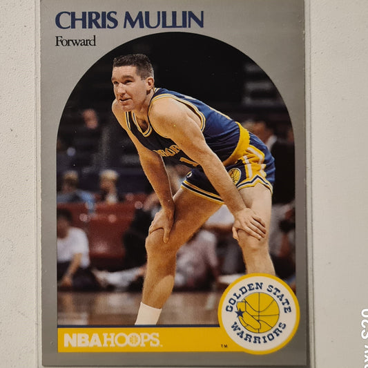 Chris Mullin 1990 NBA Hoops #116 NBA Basketball Golden State Warriors Excellent sleeved