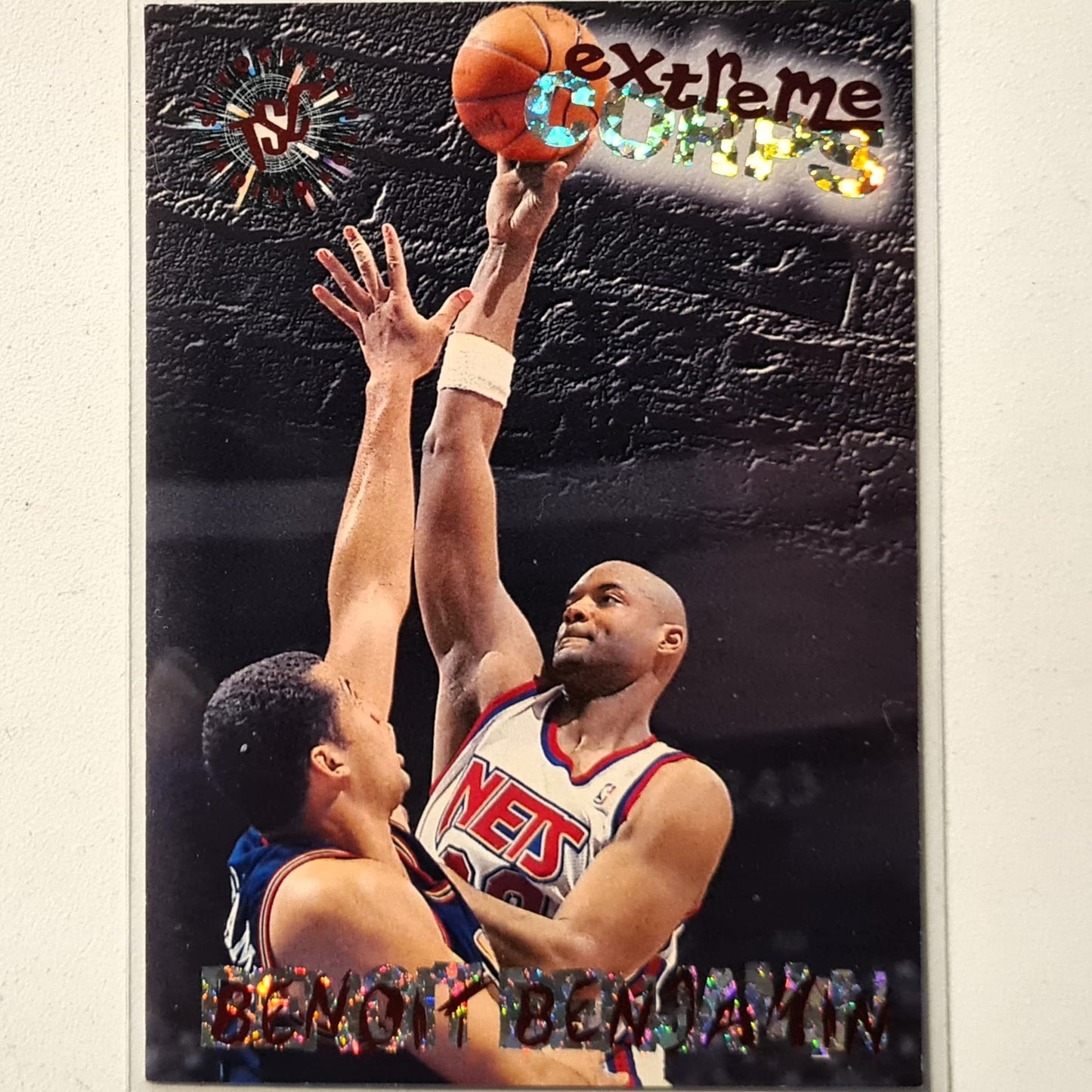 Benoit Benjamin 1995 Topps Stadium Club Extreme Corps #128 NBA Basketball New Jersey Nets very good sleeved