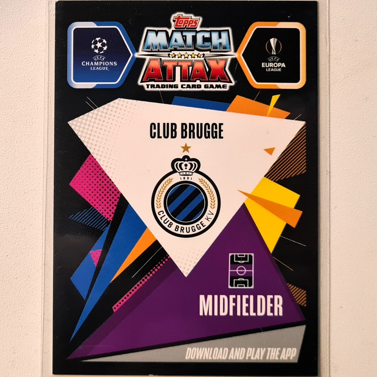 Charles DeKetelaere 2020-21 Topps Match Attax rising star Rookie RC RS4 Soccer Football Club Brugge Very good/Excellent Sleeved