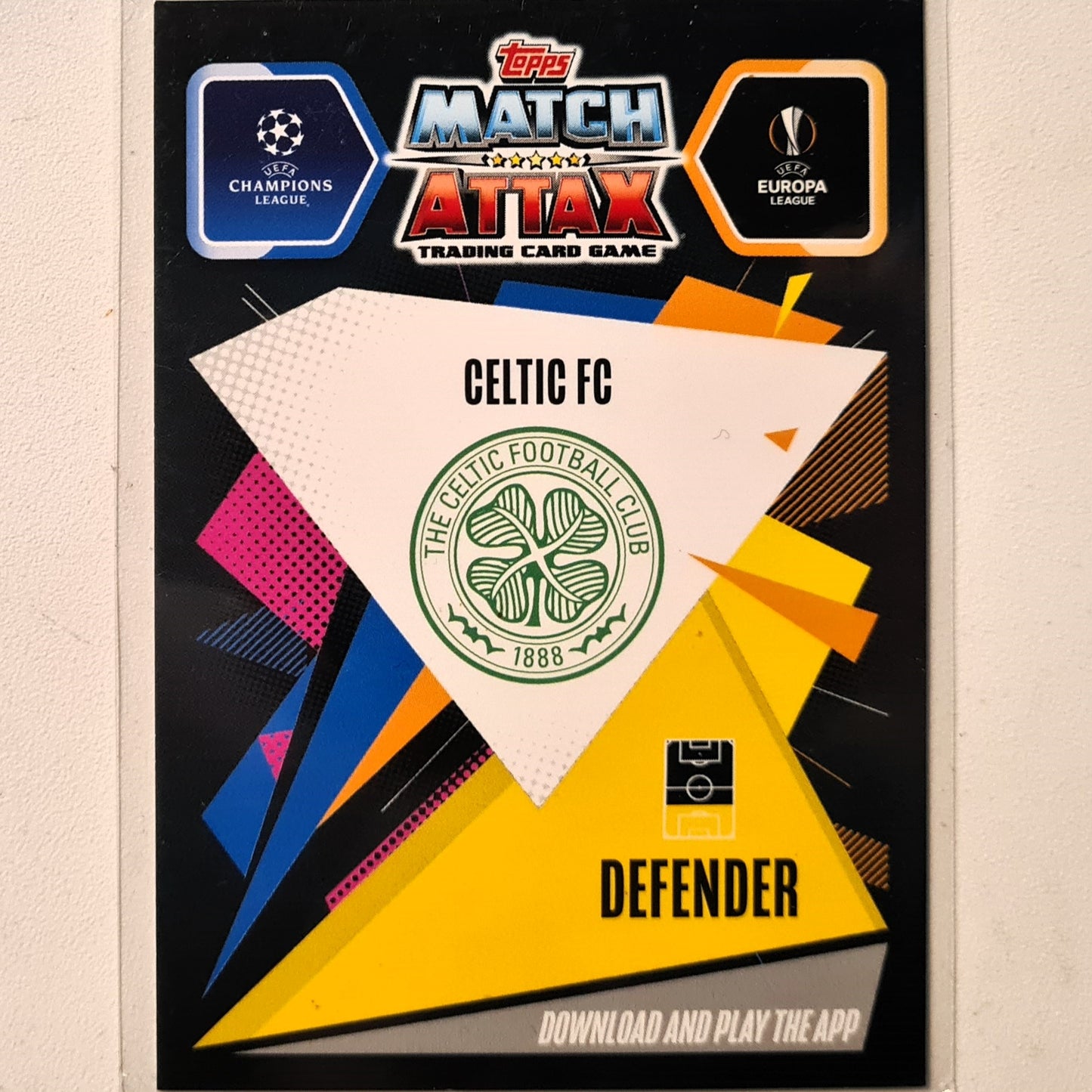 Jeremie Frimpong 2020-21 Topps Match Attax rising star RS15 Soccer Football Celtic Very good/Excellent Sleeved