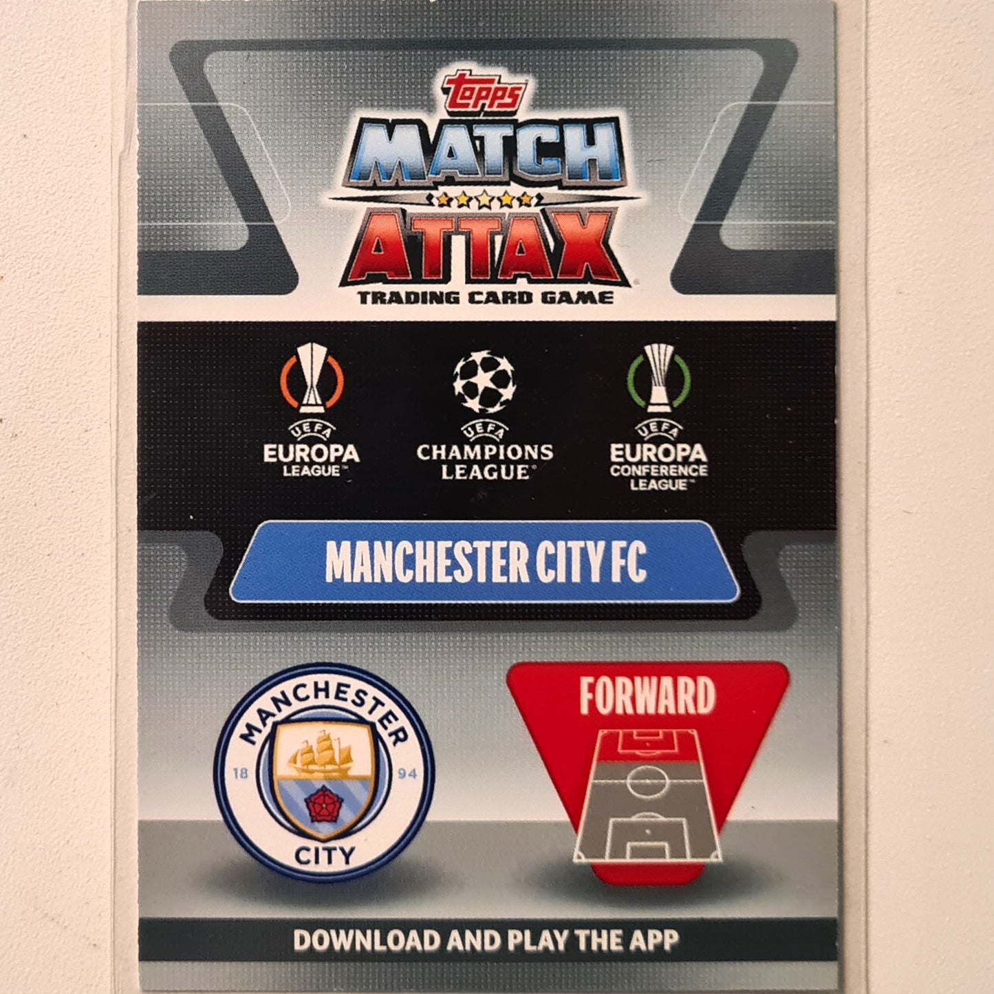 Jesus & Torres 2021-22 Topps Match Attax Master & apprentice #416 Soccer Football Manchester City Excellent Sleeved