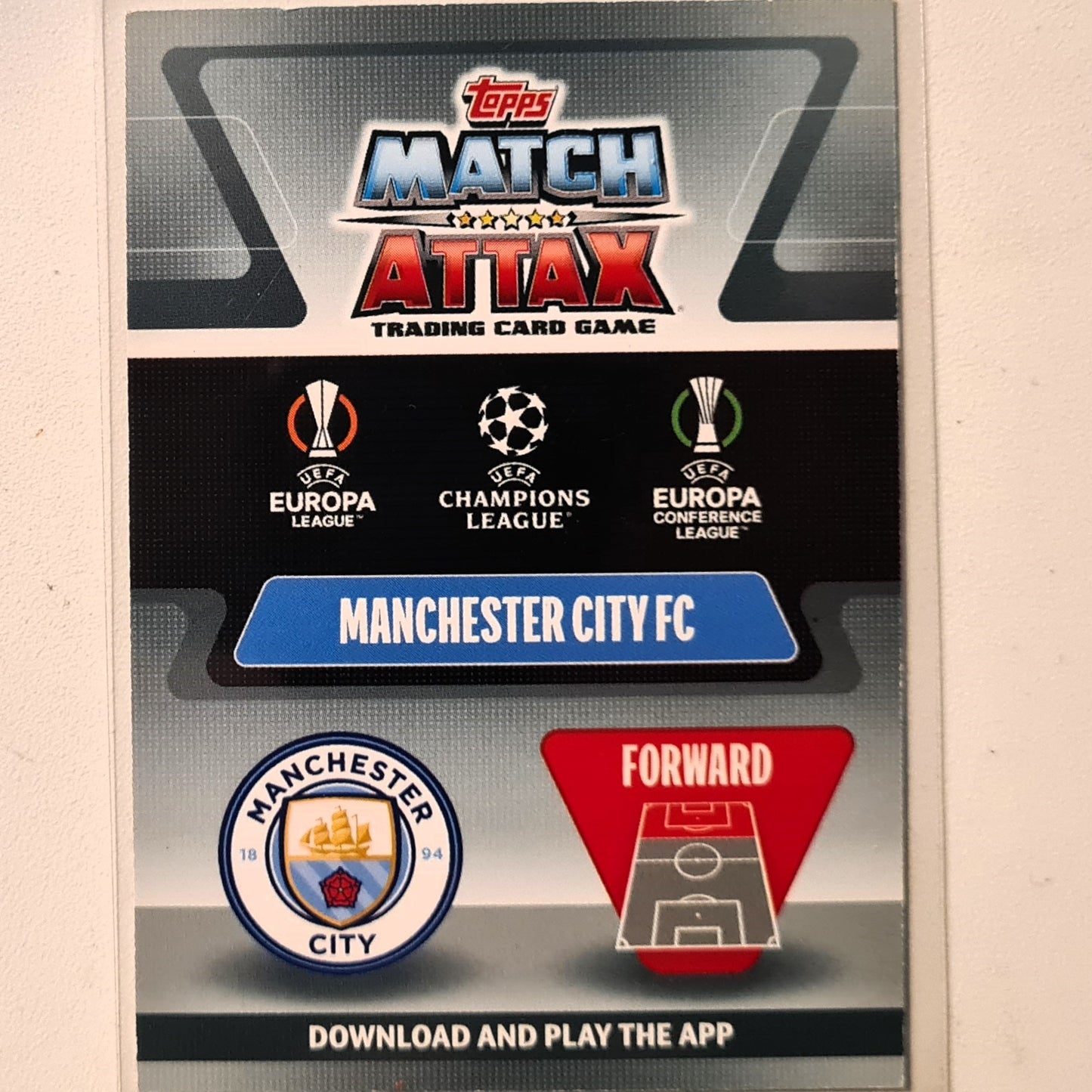 Ferran Torres 2021-22 Topps Match Attax Next Gen Holo #26 Soccer Football Club Manchester City Excellent Sleeved