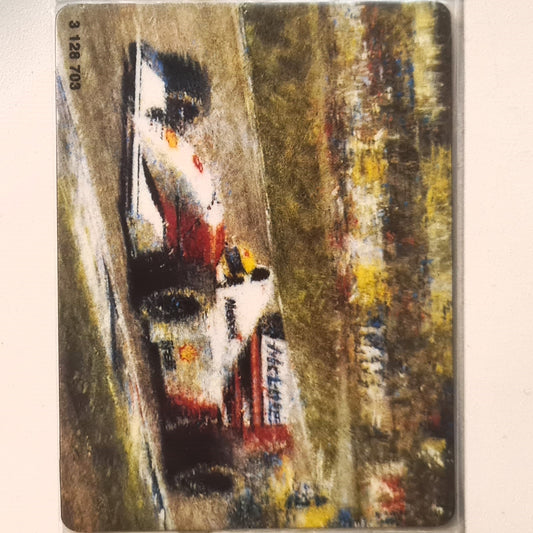 Atlas editions F1 Collection subscriber issued Ayrton Senna McLaren artwork magnetic card