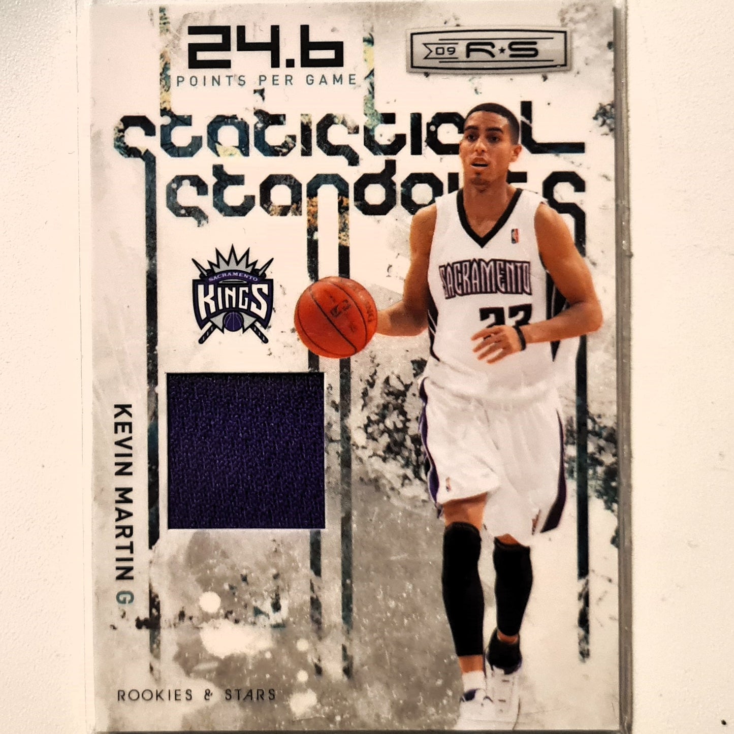 Kevin Martin 2009 Panini Rookie & Stars statistical standouts  158/299 #15 Basketball Sacramento Kings excellent sleeved